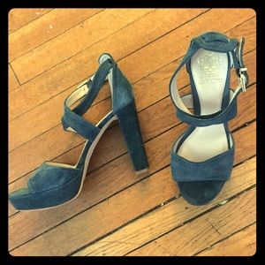 Vince Camuto suede heels